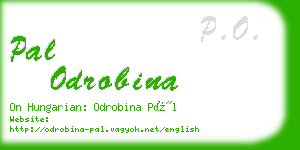 pal odrobina business card
